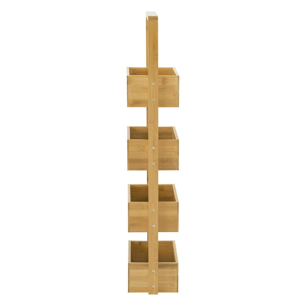 BADEZIMMERREGAL Bardu - Naturfarben, Holz (28/88/16cm) - [en.casa]