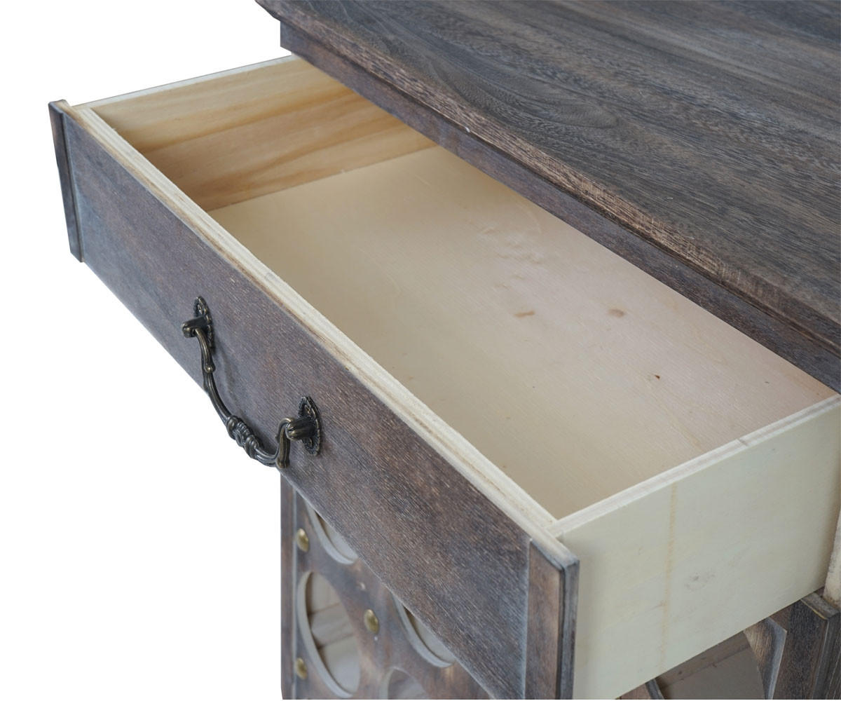 WEINREGAL Braun - Braun, Holz (48/76/31cm) - MCW