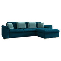 ECKSOFA Diana Premium, Seite: Rechts - Türkis, Holz/Textil (280/160cm) - MIRJAN24