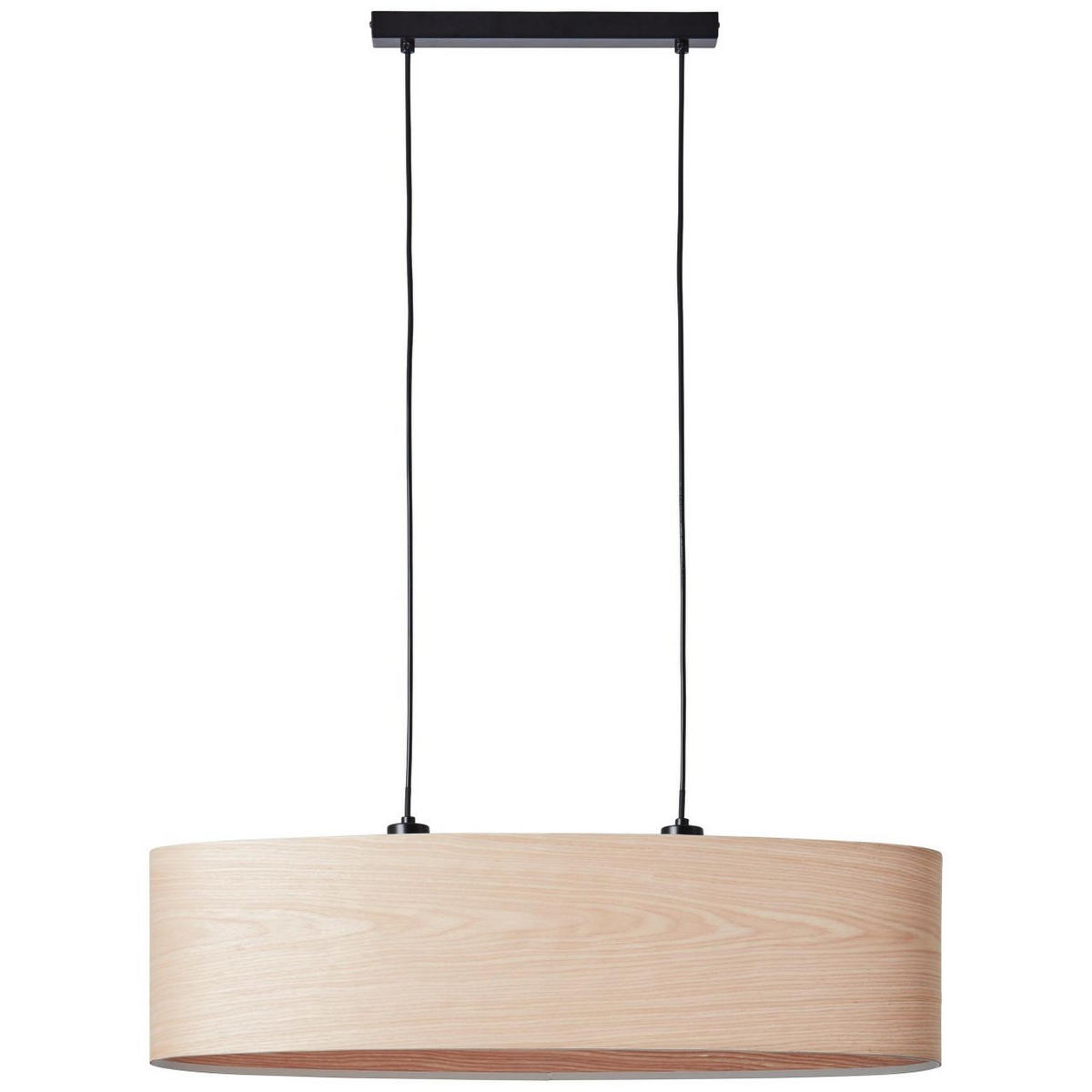 PENDELLEUCHTE Romm 99492/76 - Schwarz, Holz (22/78/120cm) - Brilliant