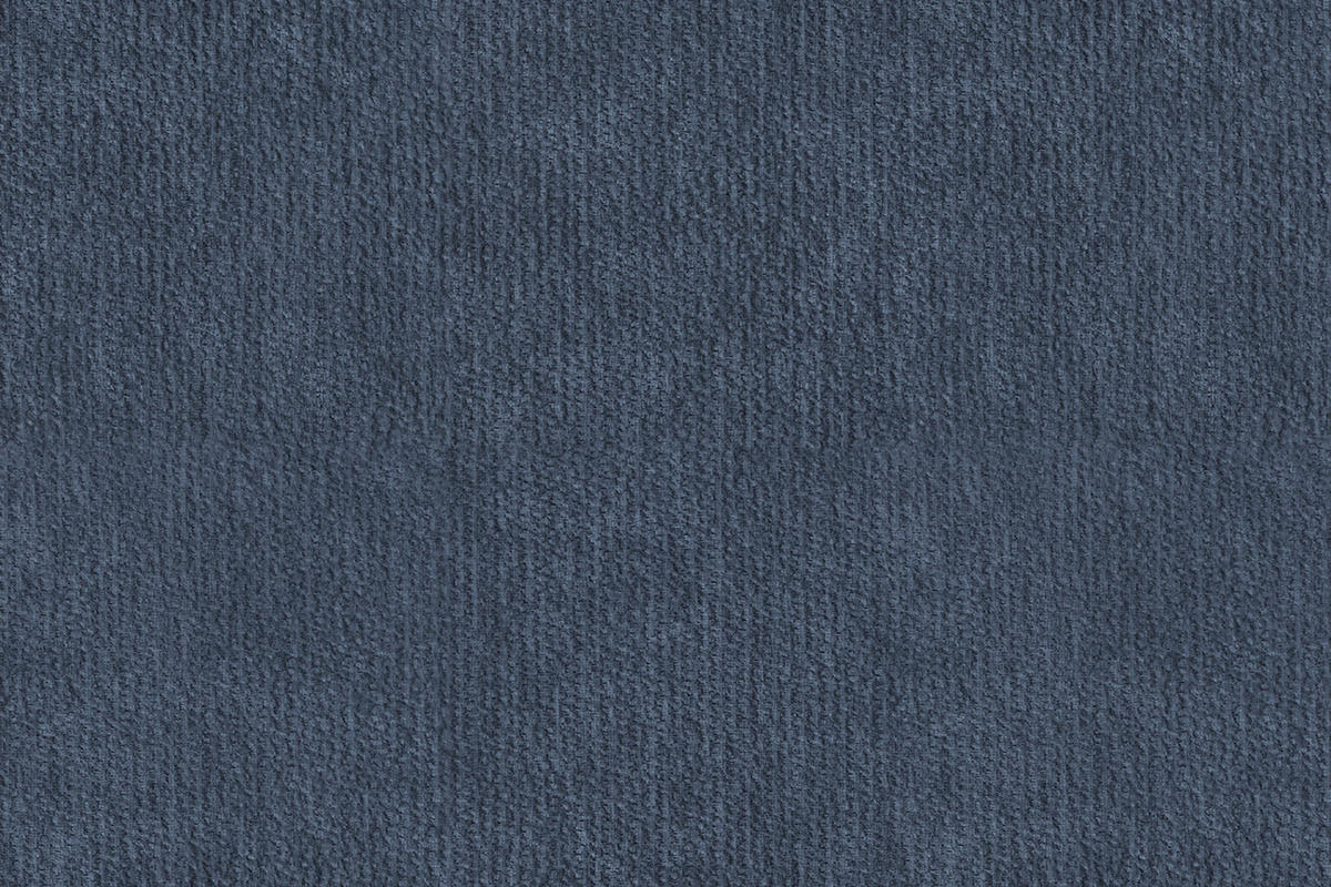 ECKSOFA FEBE 4-Sitzer RECHTS, marineblauer Chenille-Stoff - Blau/Schwarz, Holz/Textil (264/157cm) - Wozimo