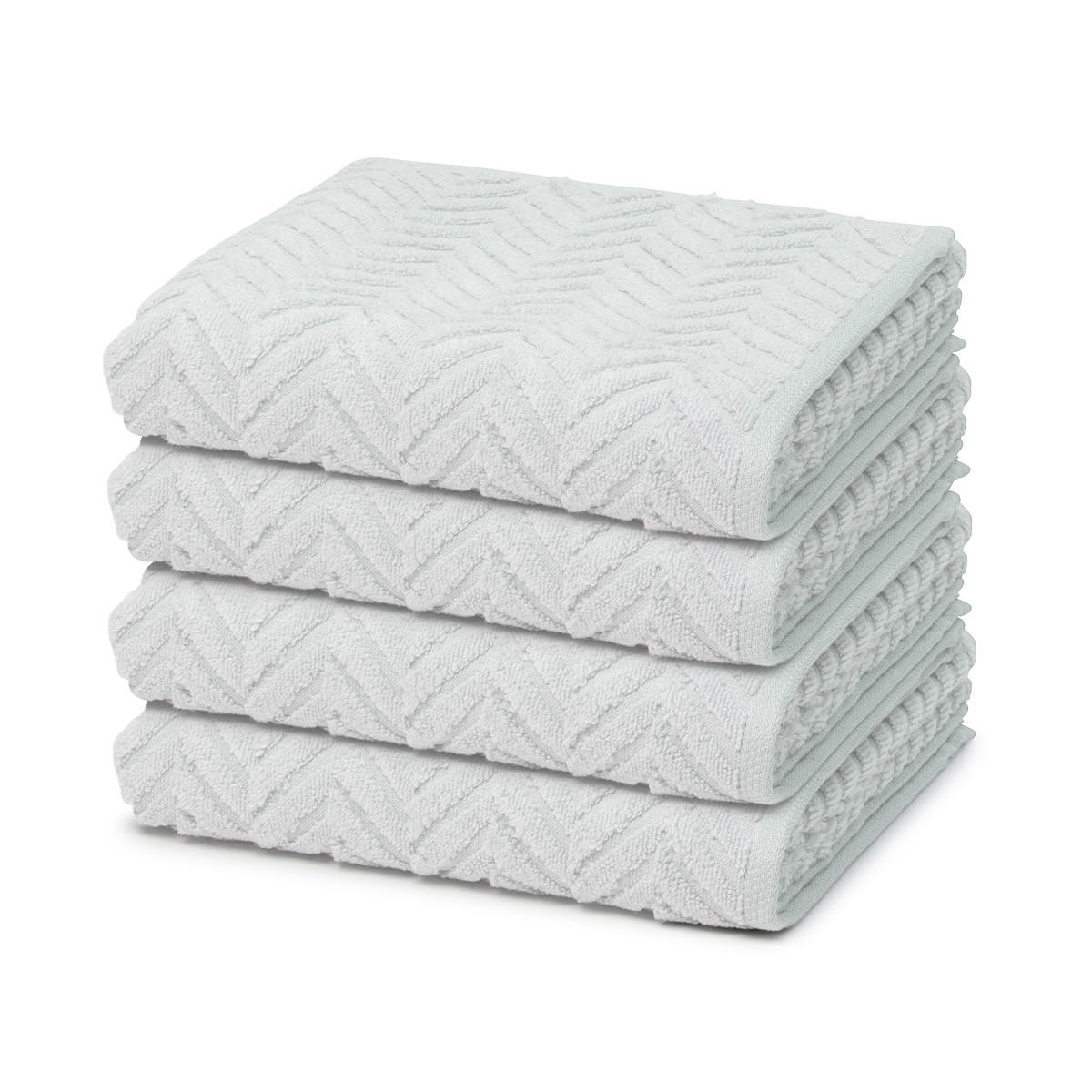 HANDTUCH Sensual Skin Zopf 4er-Set - Grau, Textil (50/100cm) - Ross