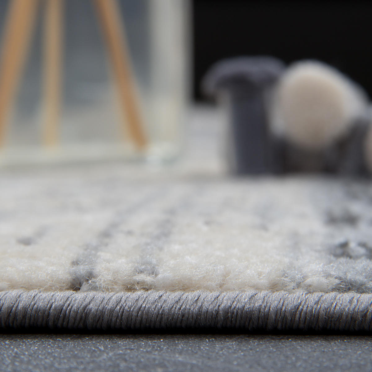 VINTAGE-TEPPICH MILANO 160/230 cm Beige - Blaugrau, Naturmaterialien/Textil (160/230cm) - Consilio Concept