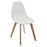 KINDERSTUHL Holz, Naturfarben - Weiß, Holz/Kunststoff (34/58/30cm) - Atmosphera Createur d´interieur