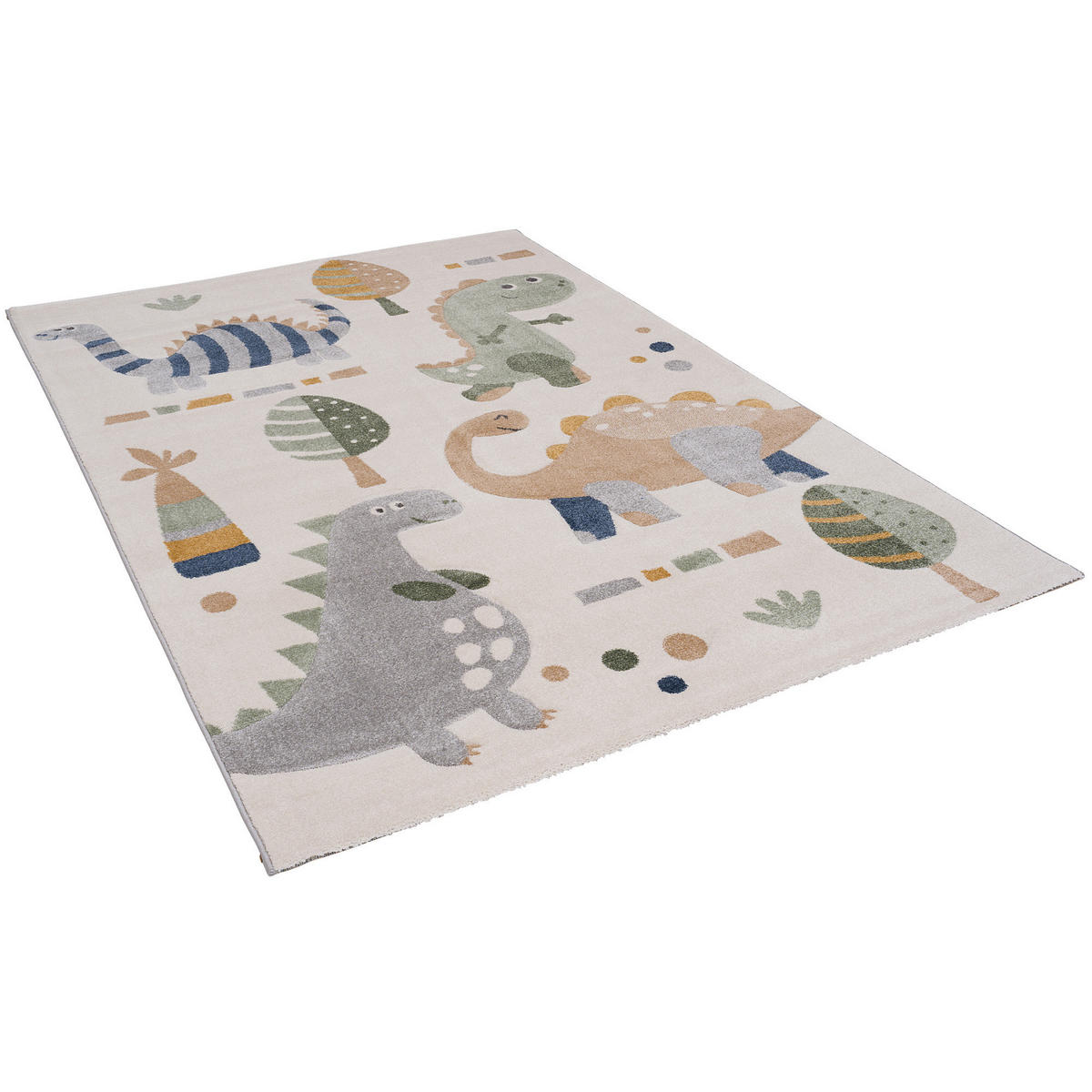 KINDER TEPPICH MAUI KIDS DINOS - Multicolor, Textil (140/200cm) - Pergamon
