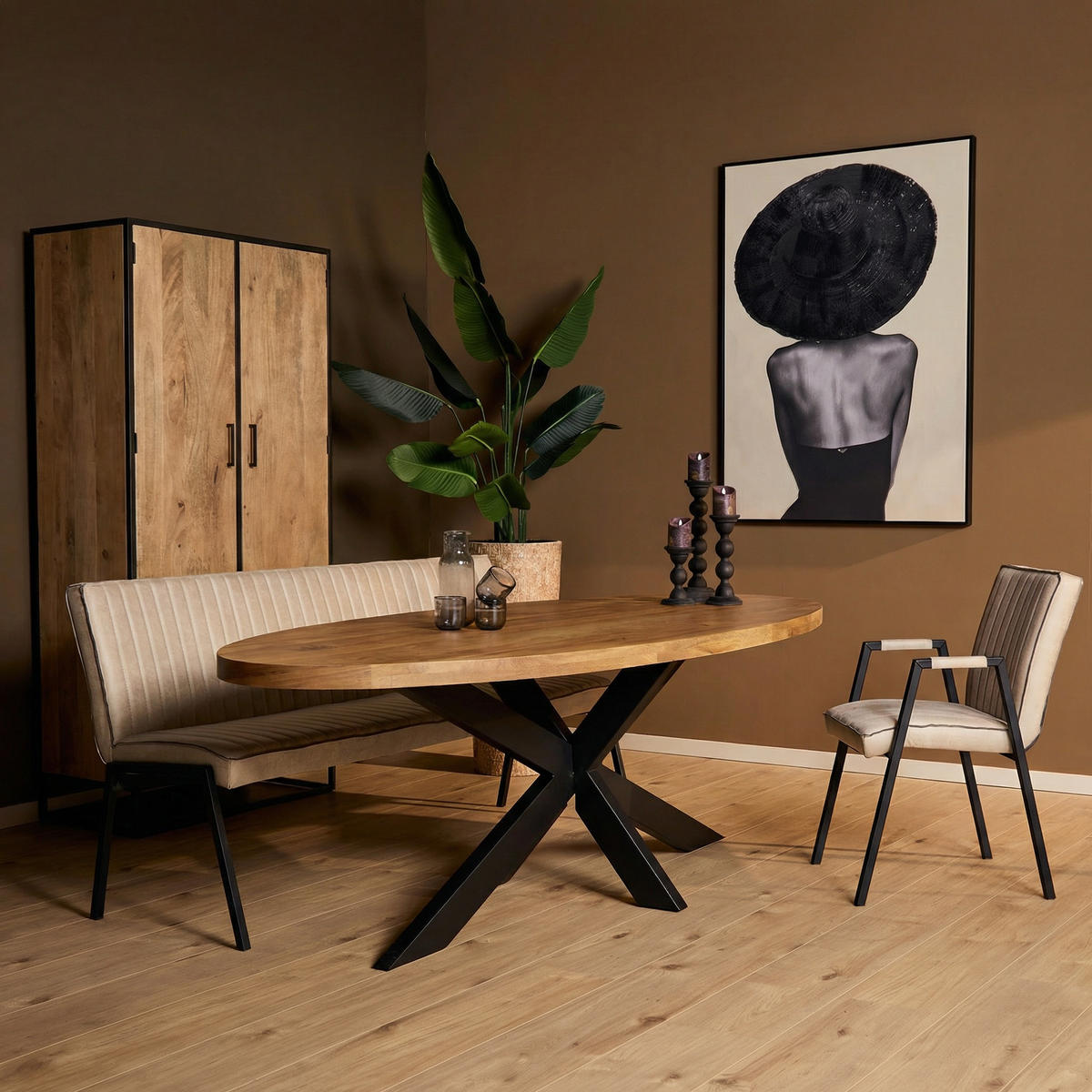 ESSTISCH Dakota Braun 90/160/76 cm - Braun, Holz (90/160/76cm) - Starfurn