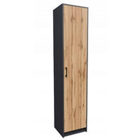 BÜCHERREGAL R8 Anthrazit-Wotan Eiche 39/35/180 cm - Anthrazit/Eiche Wotan, Holzwerkstoff (39/180/35cm) - Matkam Möbel