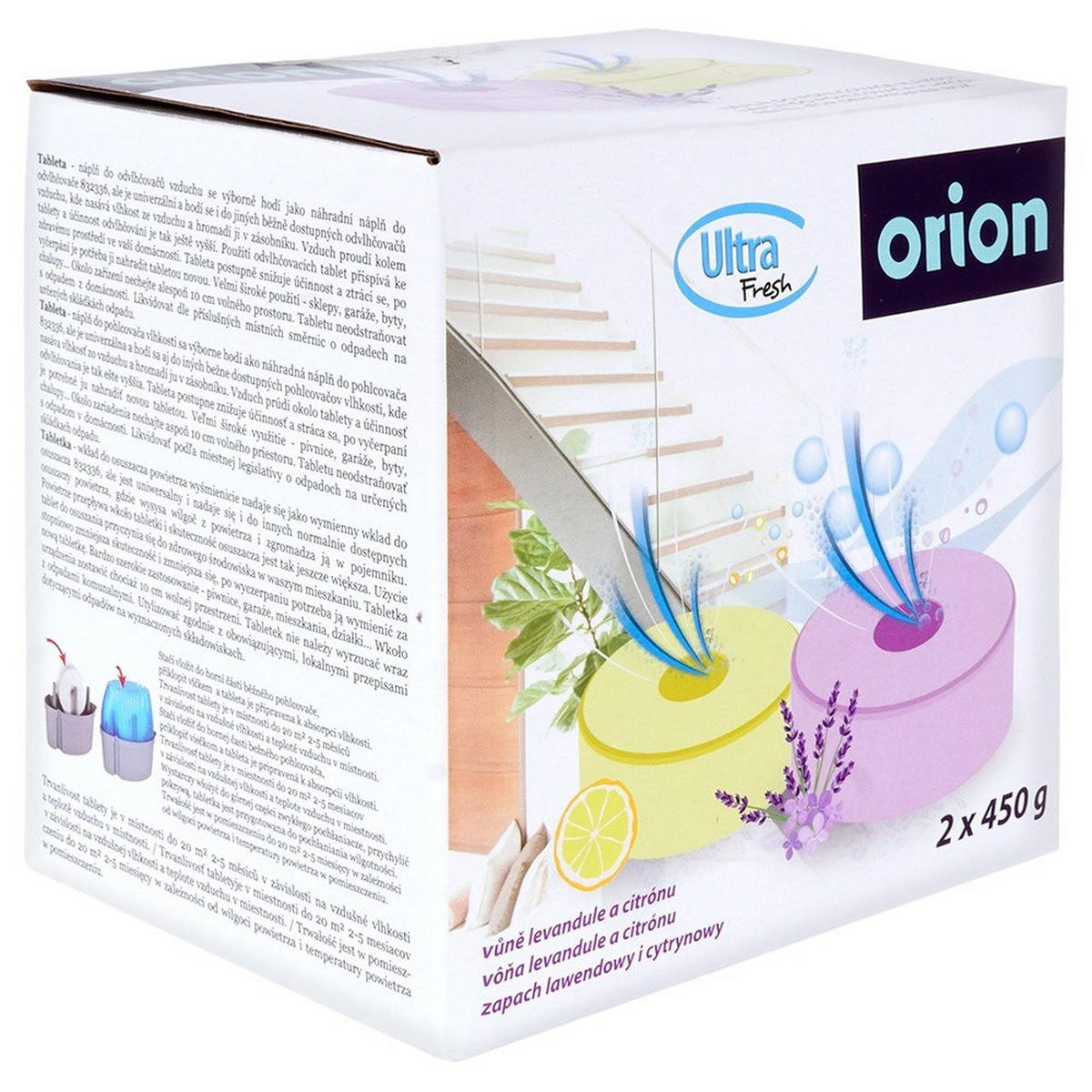 FEUCHTIGKEITSABSORBER-ERSATZ Ultra Fresh violett gelb - Multicolor, Naturmaterialien (10/3.8/10cm) - Orion 