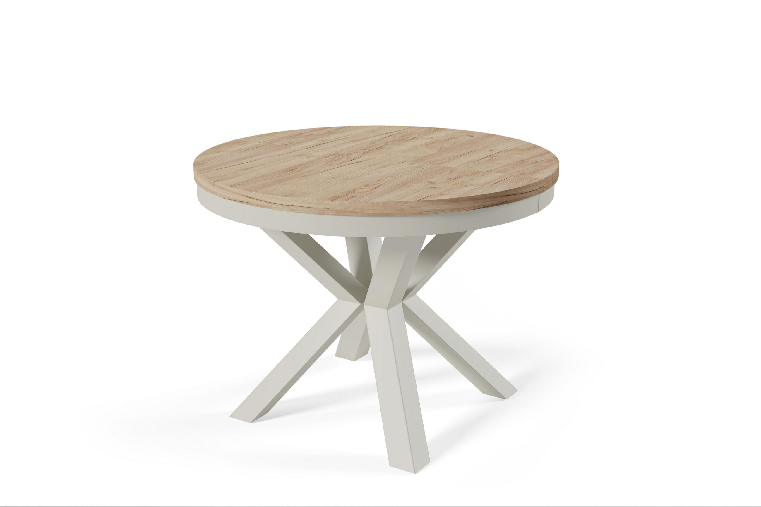 ESSTISCHE NORVIX - Honigeiche/Kaschmir, Holzwerkstoff (120/120/76cm) - Meblini