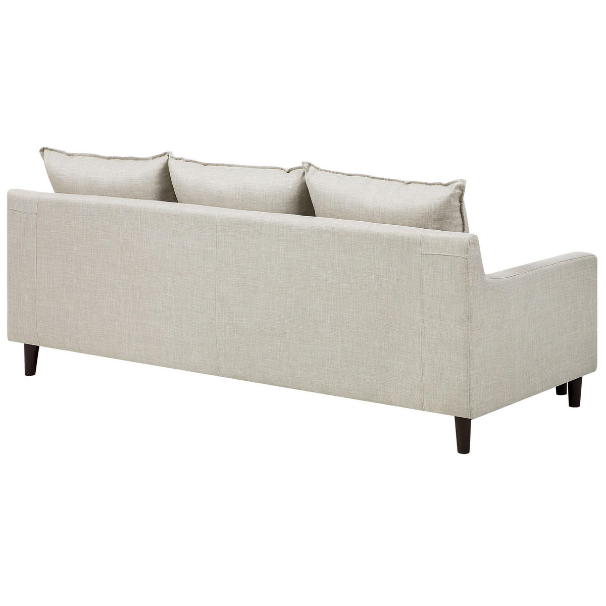 ECKSOFA Polsterbezug Beige Elvenes - Beige, Textil (206/140cm) - Beliani