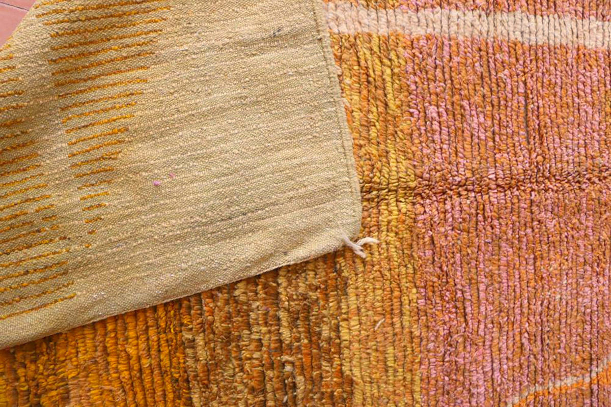 BERBERTEPPICH Boujad 200x 300 cm - Gelb, Naturmaterialien (200/300cm) - AFK Living