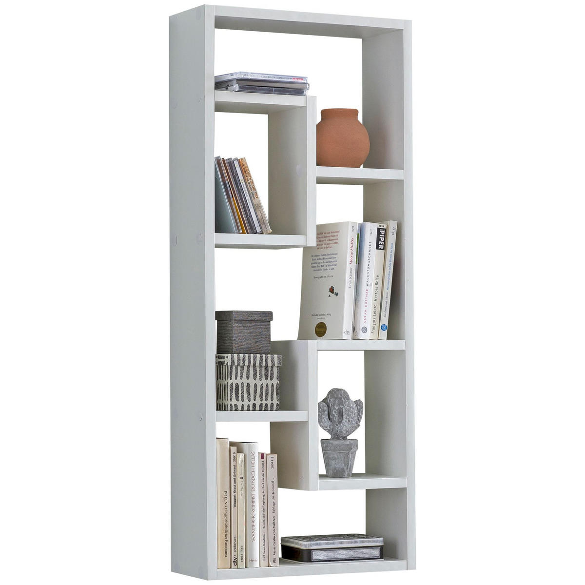 WANDREGAL ITTER Spanplatte Freischwebend Modern, Weiß 36x15x90 cm - Weiß, Holz (36/90/15cm) - KADIMA DESIGN