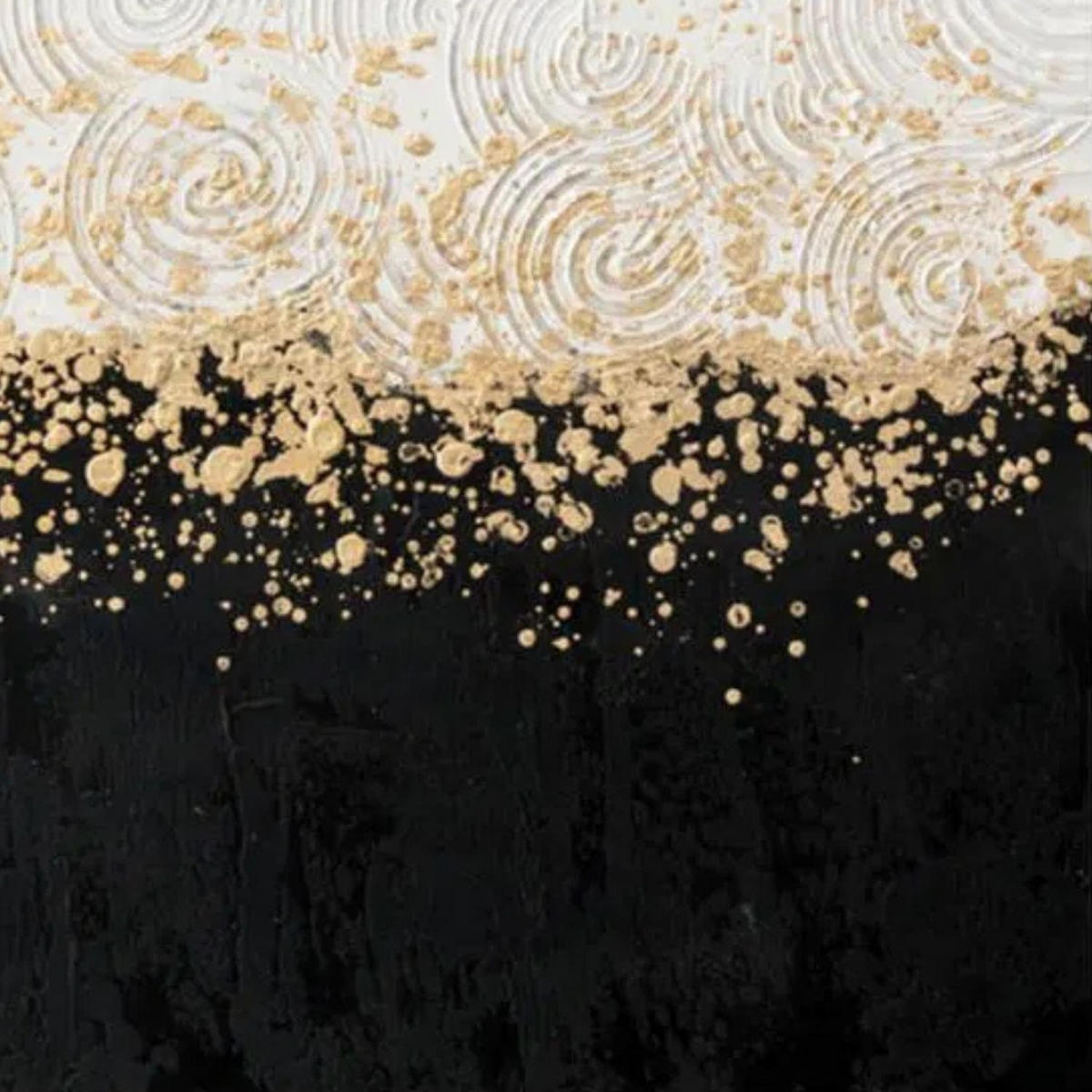 ACRYLBILD HANDGEMALT 60/90 cm - Schwarz/Weiß, Holz/Textil (60/90cm) - KUNSTLOFT