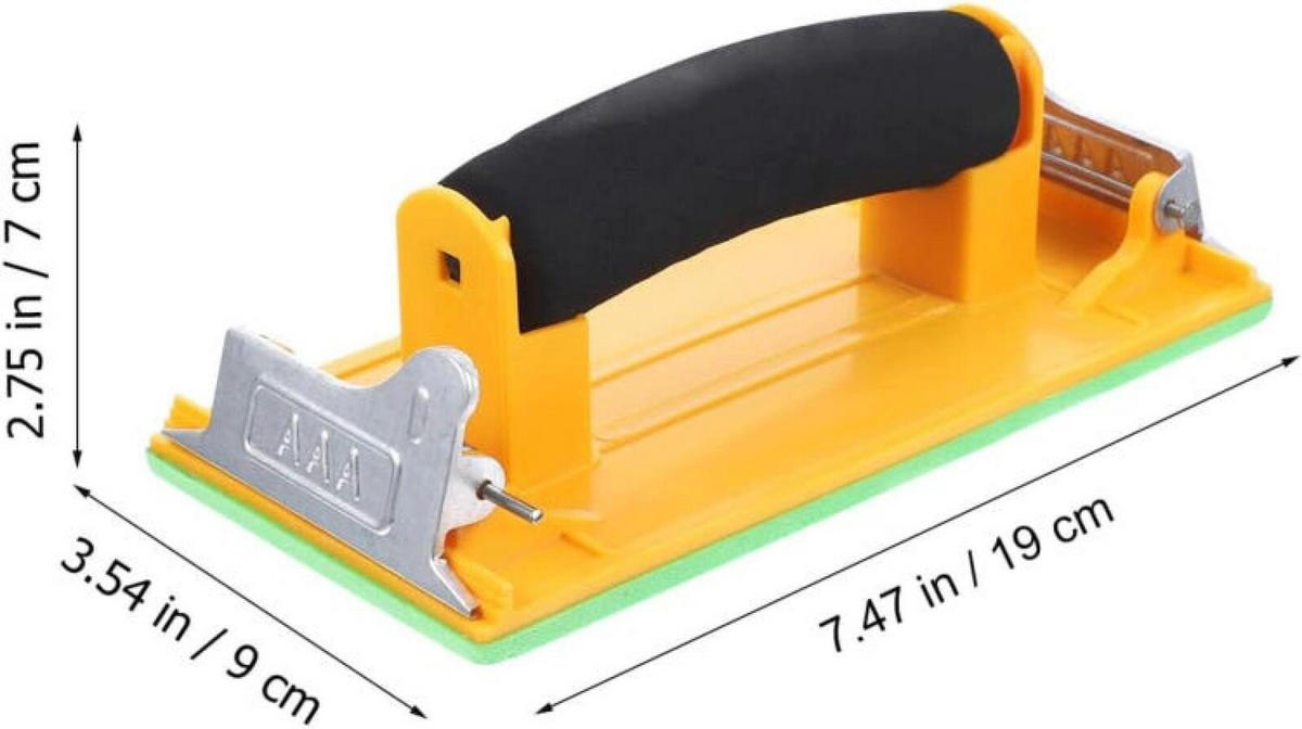 SCHLEIFSCHEIBE – Gelb - Gelb, Kunststoff (19/9/7cm) - DCA