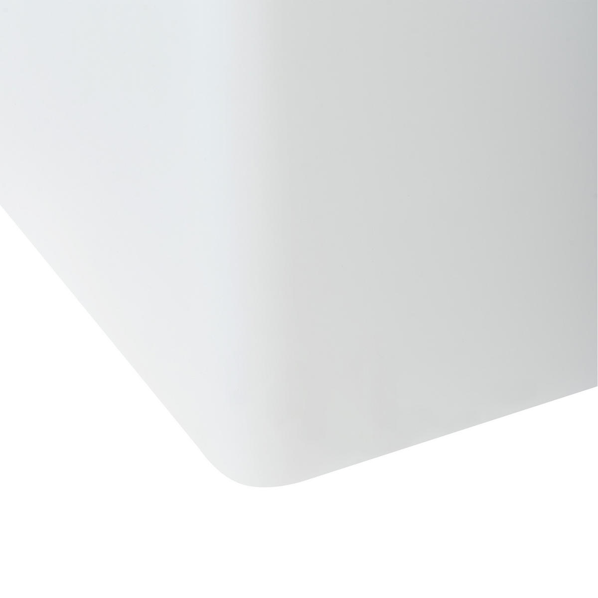 LED-LAMPE Weiß Lagarto - Weiß, Kunststoff (39/39/39cm) - Beliani