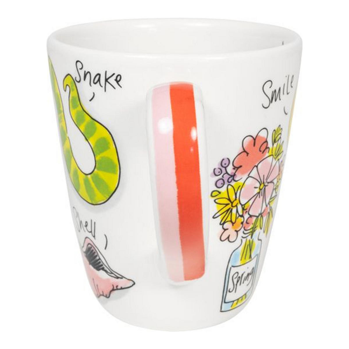 BECHER Liebesbrief S in Bunt - 350 ml - Multicolor, Keramik (0.35L) - Blond Amsterdam