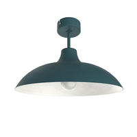 DECKENLEUCHTE Parigina - Blau, Metall (40/40/23cm) - Lumicom