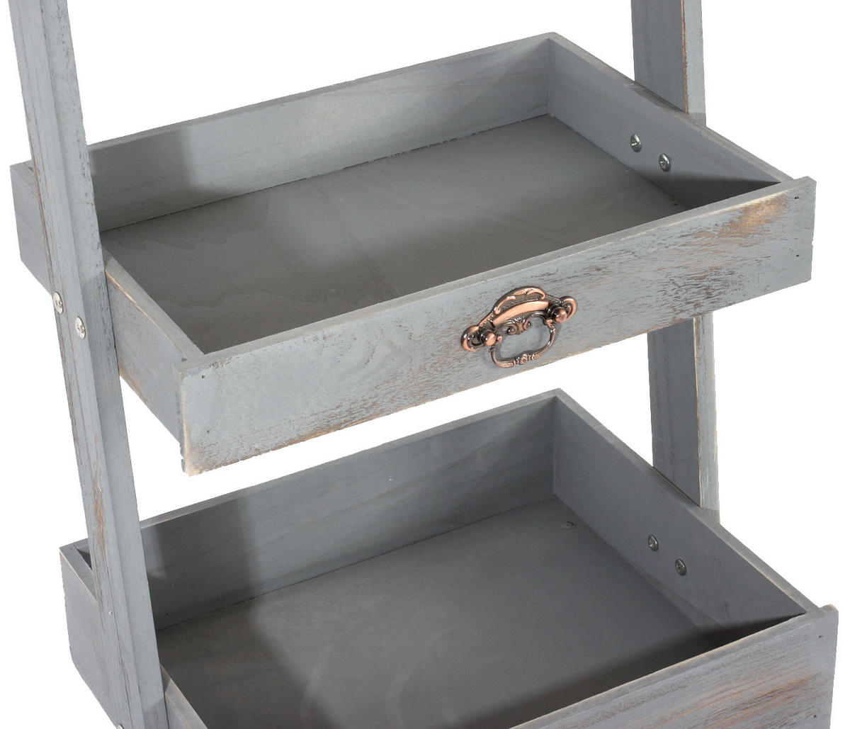PFLANZREGAL BLUMENSTÄNDER Grau - Grau, Holz (43/169/32cm) - MCW