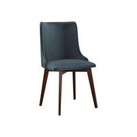 STUHL Monti 5, Holzfarbe: Nuss - Walnussfarben/Blaugrau, Holz (48/83/53cm) - MIRJAN24