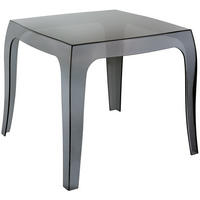 GARTENTISCH eckig 51/51/43 cm Kunststoff schwarz - Schwarz, Kunststoff (51/51/43cm) - CLP