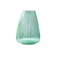 VASE Kusintha 22 cm Grün Glas - Grün, Keramik (23cm) - Bitz