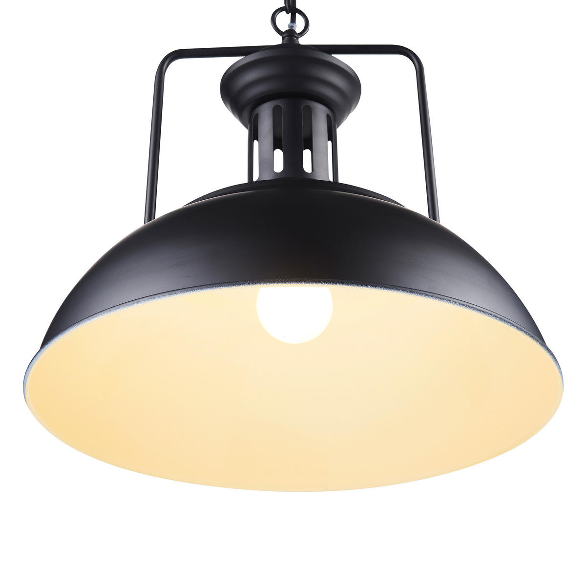 HÄNGELEUCHTE Schwarz - Schwarz, Metall (121.9/41.9/121.9cm) - Teamson Home