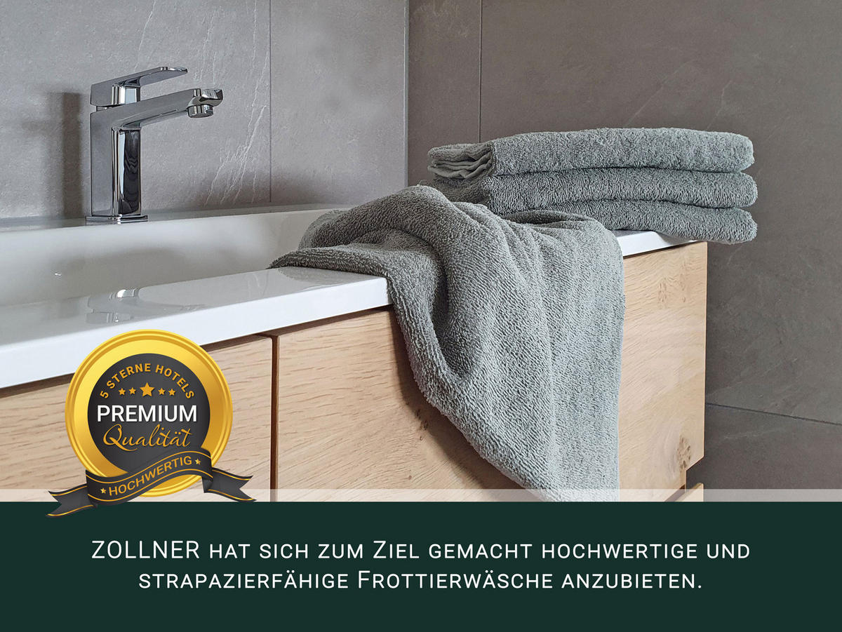 HANDTÜCHER, 6er-Set, 50x100 cm, 100% Baumwolle, Grau - Hellgrau, Textil (50/100cm) - Zollner