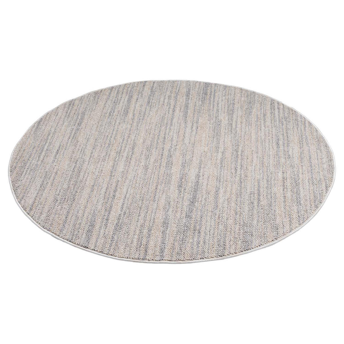 KURZFLOR-TEPPICH Clasico 0052 Grau 160 cm Rund - Grau, Textil (160/160cm) - carpet city