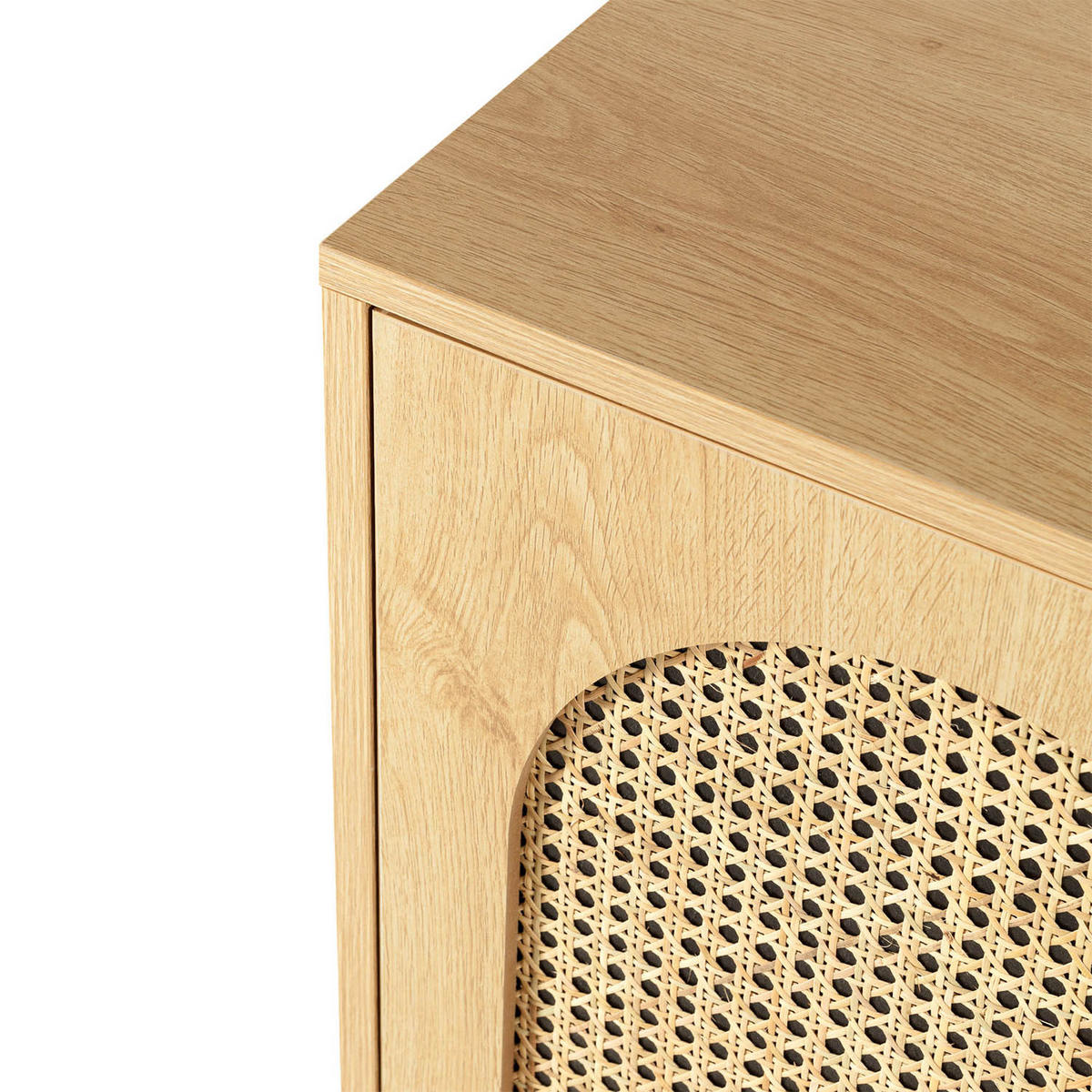 SIDEBOARD Luna 3 türen Eichefarbe - Honigeiche, Holzwerkstoff (120/79/40cm)