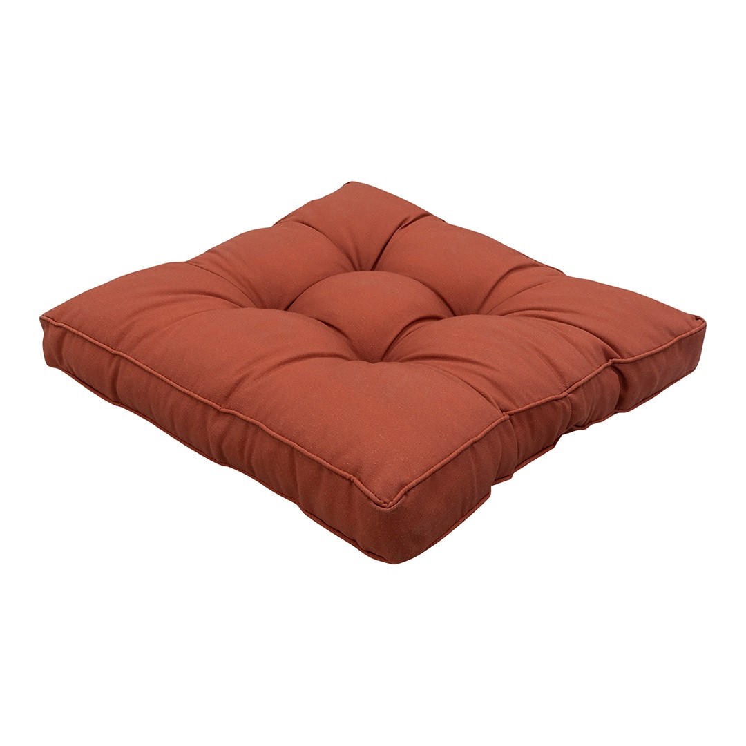 SITZKISSEN Panama 60/60 cm 2er-Set - Rot, Textil (60/8/60cm) - Madison