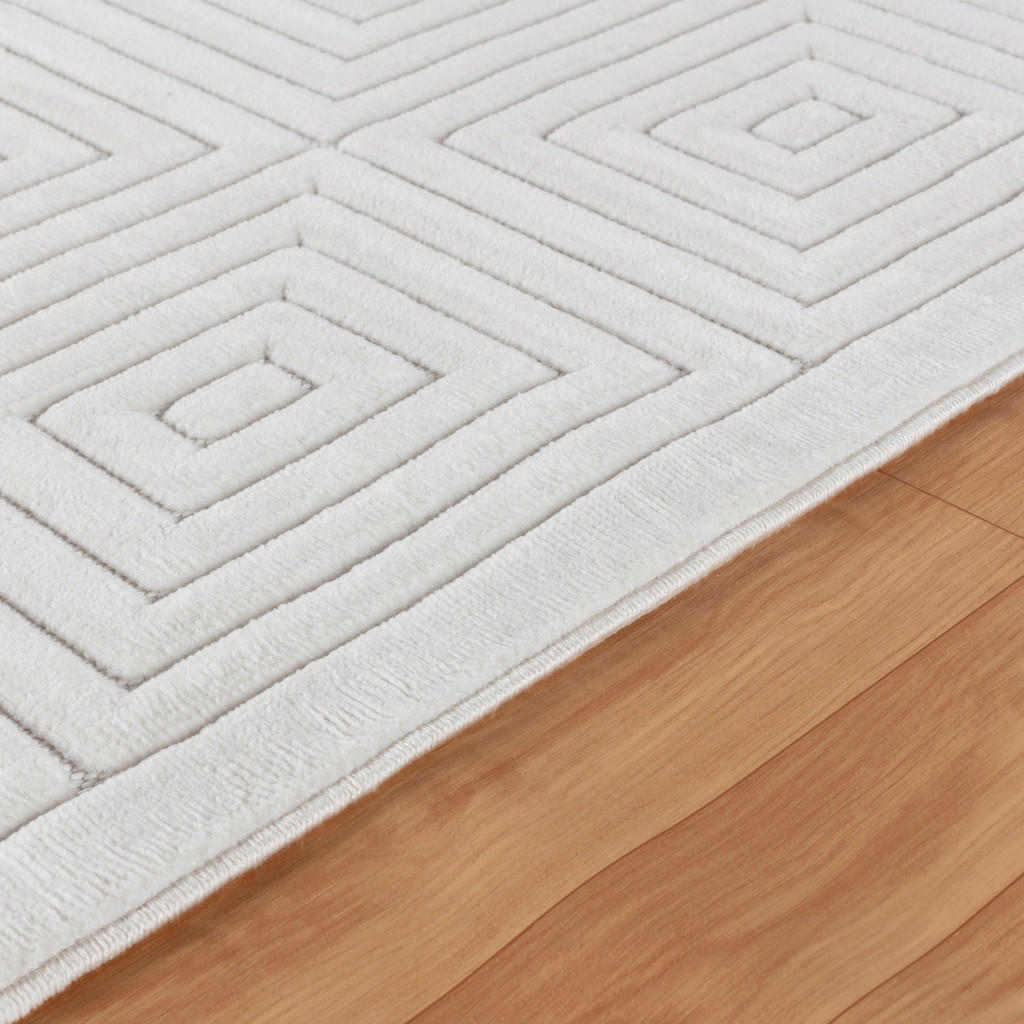 Thumbnail - Livabliss Outdoorteppich, Weiß, Textil, Grafikmuster, Rechteckig, 80x150 cm, Oeko-Tex® Standard 100, in verschiedenen Gr...