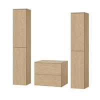 BADMÖBEL-SET Color Frühlings-Eiche 3-Teilig (2S 60 + 2D 160 X2) - Eichefarben, Holzwerkstoff (140/160/45cm) - mzm24