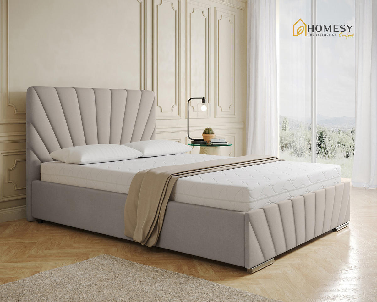 TASCHENFEDERKERNMATRATZE Pocket 180x200cm H3 - Weiß, Textil (180/200cm) - Homesy