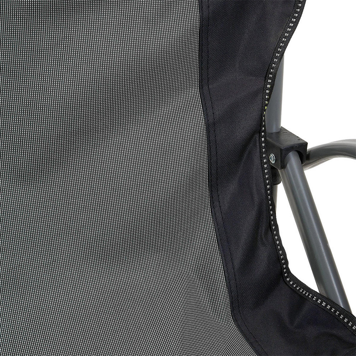 CAMPINGSTUHL aus 600D Oxford-Gewebe + Stahlrohr in Grau Praktische Aufbewahrungstasche Angenehme Atmungsaktivität 54 cm B × 53 cm T × 92 cm H - Grau, Kunststoff (54/92/53cm) - Livingandhome