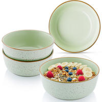SCHALEN SET RIO MINZE - 4 teilig aus Steingut - Grün, Keramik (20cm) - Sänger