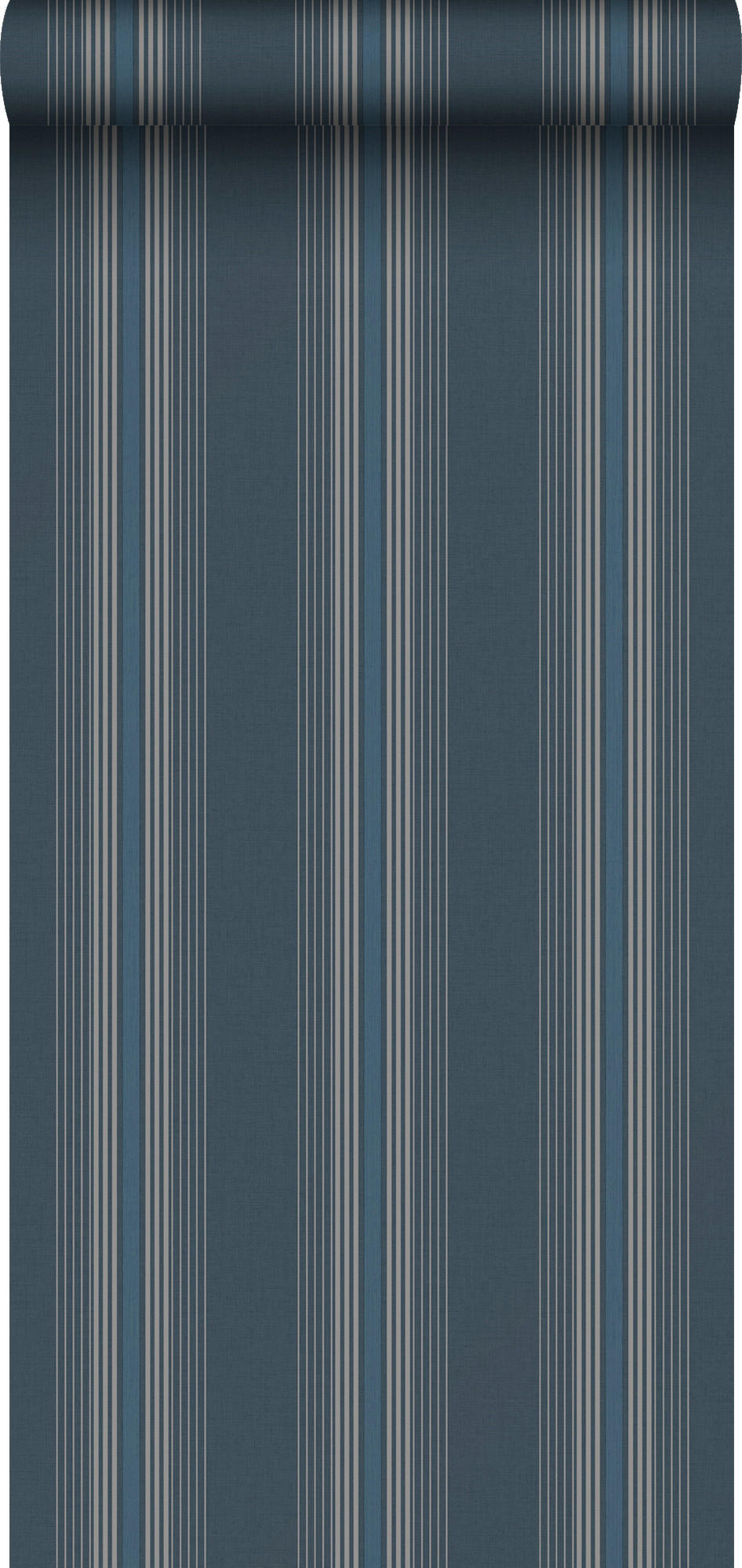 TAPETE Streifen 53 cm x 10 m - Blau, Papier (53/1000cm) - Sanders & Sanders
