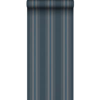 TAPETE Streifen 53 cm x 10 m - Blau, Papier (53/1000cm) - Sanders & Sanders