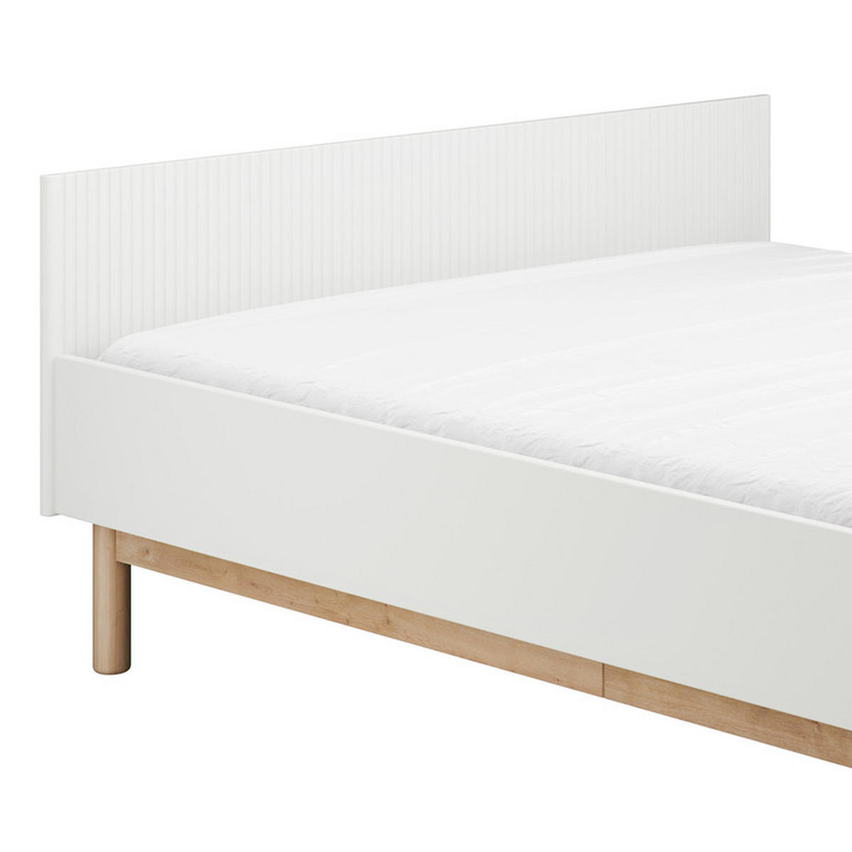 POSTEL 120/200 Miloo Bílá - bílá, kompozitní dřevo (120/200cm) - Petits-meubles