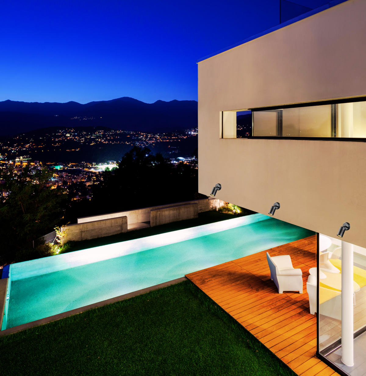 AUSSENWANDSTRAHLER LEON Schwarz Edelstahl Verstellbar - Schwarz, Metall (8.5/16/9cm) - CGC Europe