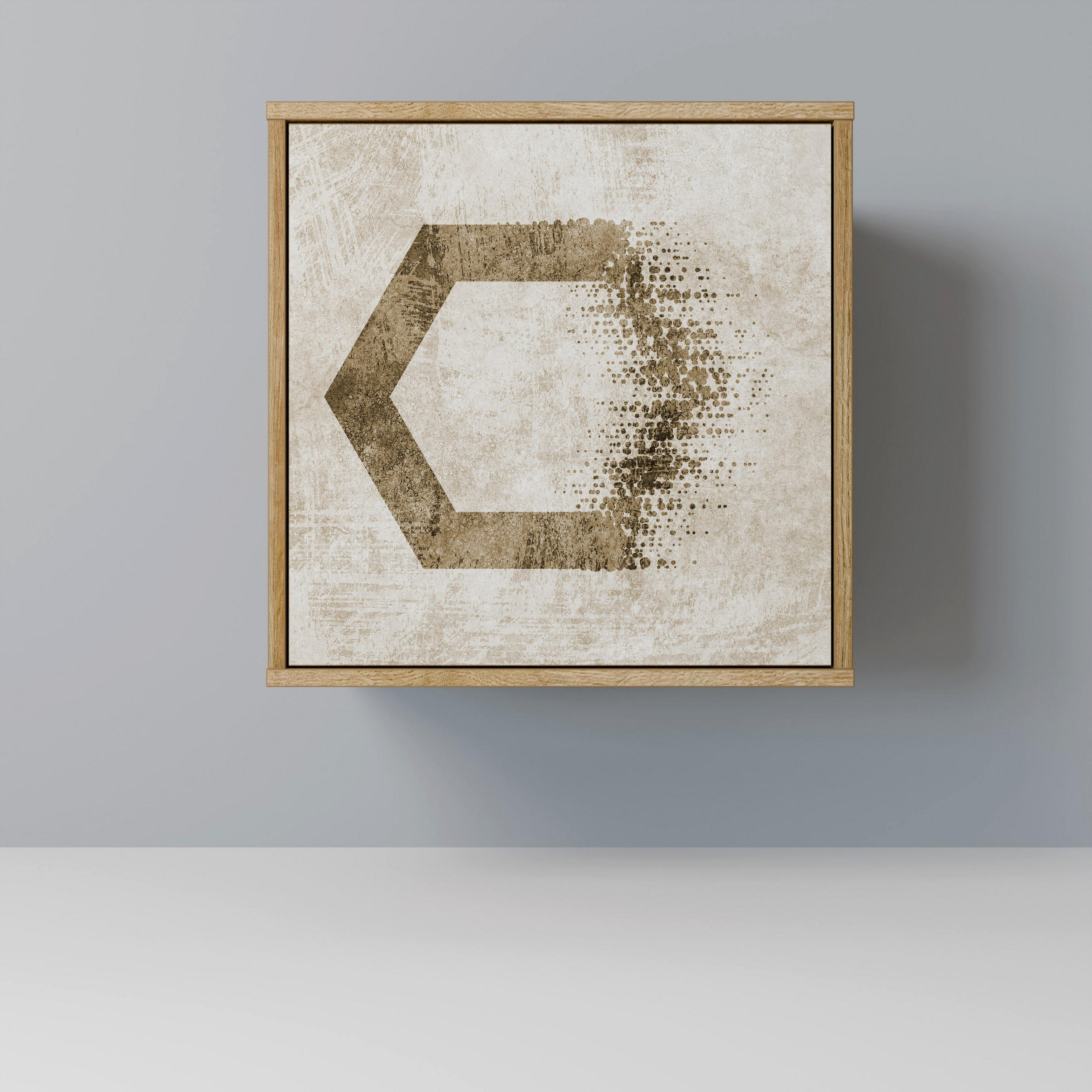 SpaceRebels Sideboard Eiche 57.5x57.5x42 cm