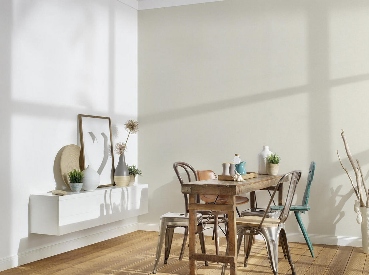 VLIESTAPETE Weiß 53/1005 cm - Weiß, Textil (53/1cm) - KUNSTLOFT