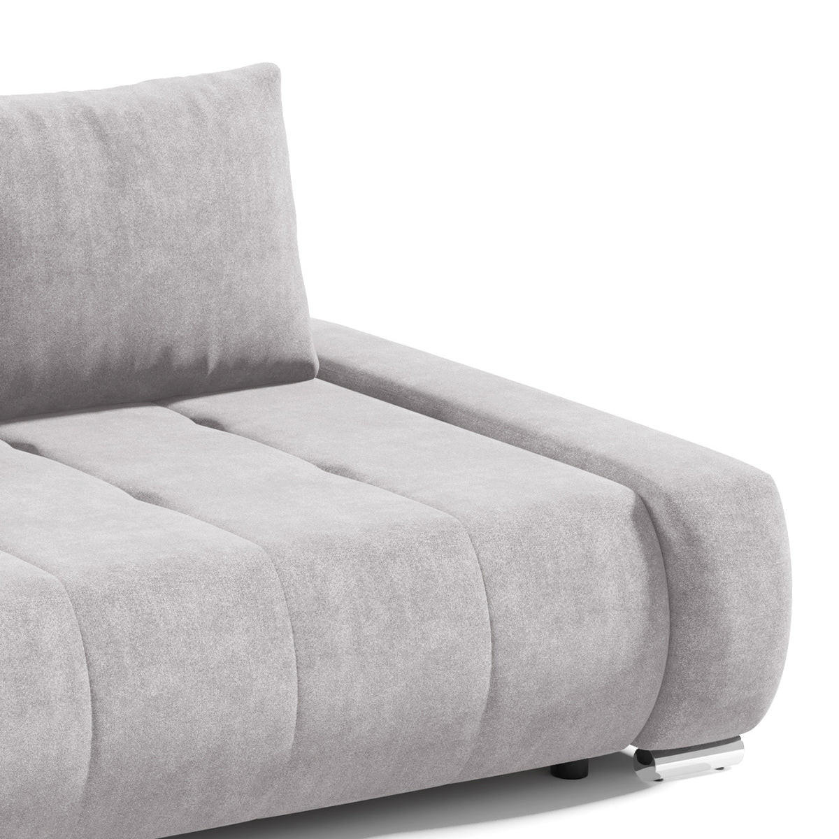 SCHLAFSOFA Jonas 3 Sitzplätze Hellgrau - Hellgrau, Holzwerkstoff (240/85/110cm) - Petits-meubles