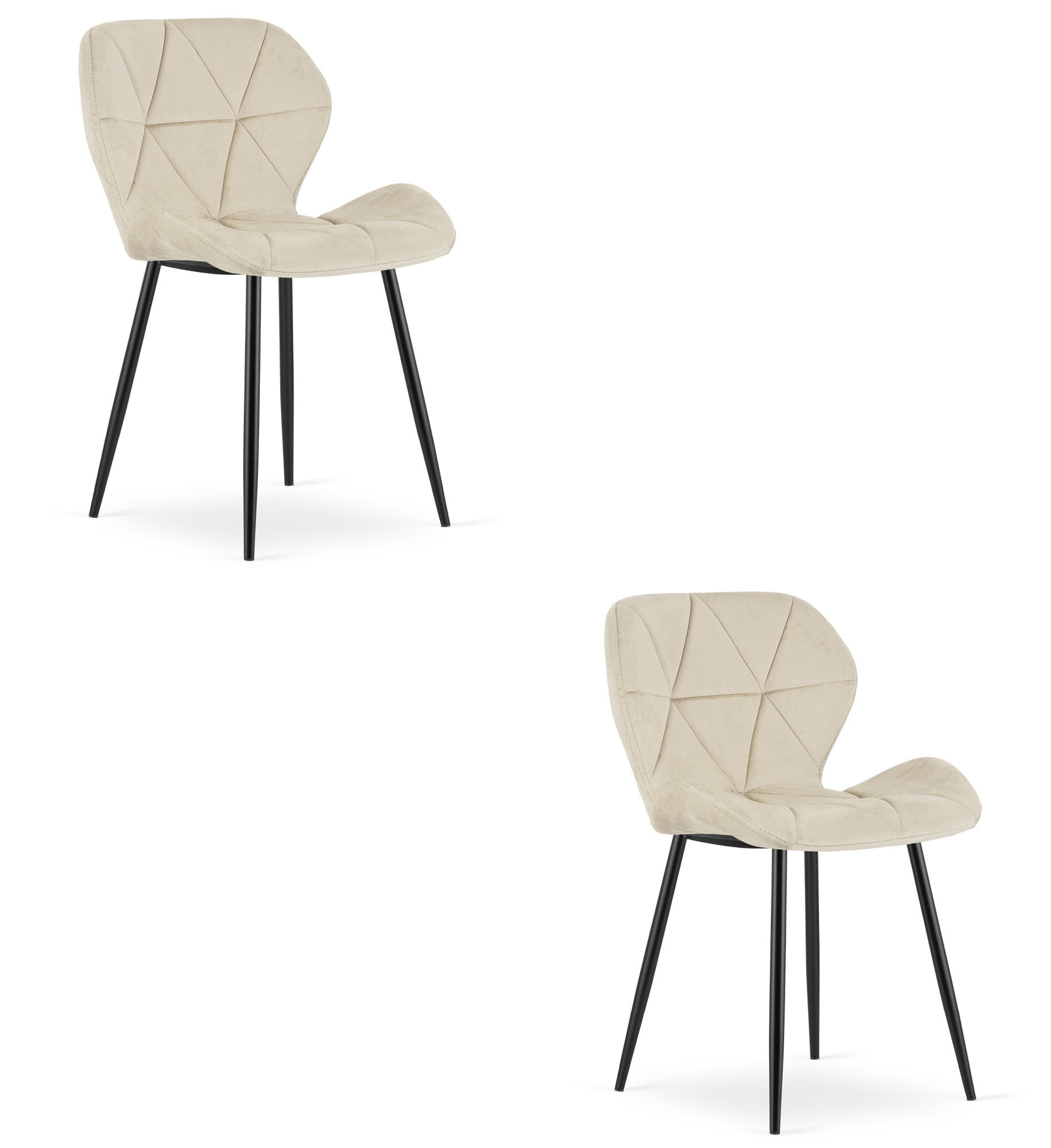 XXXLutz Stuhl Beige 46x41x53 cm