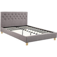 POLSTERBETT Emmy Taupe - Taupe, Textil (160/200cm) - Habitat Garten