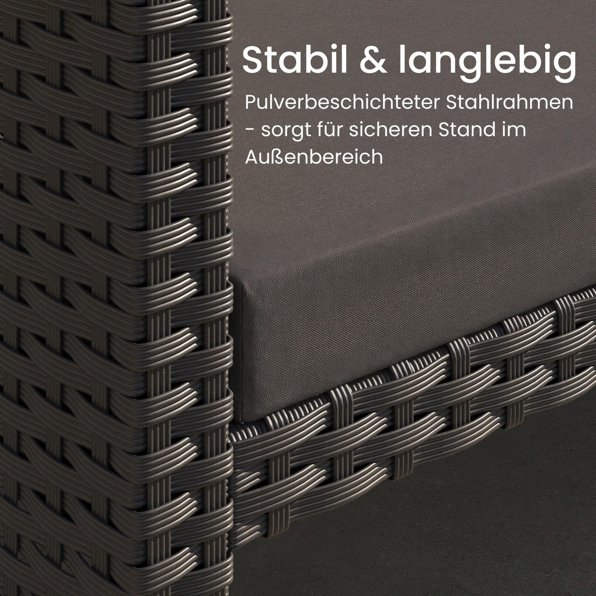 LOUNGEGARNITUR Schwarz - Schwarz, Naturmaterialien - Home Collective