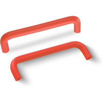 MÖBELGRIFF Orange 4er-Set 96 mm Aluminium - Orange, Metall (1/3.3/10.6cm)