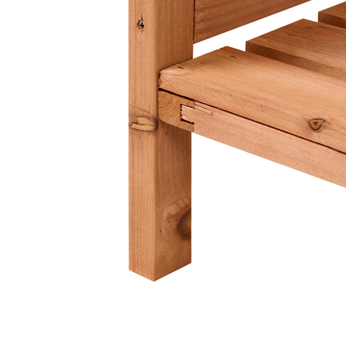 PFLANZTISCH 115/116 cm Tannenholz Hellbraun Sperlinga - Hellbraun/Braun, Holz - Beliani