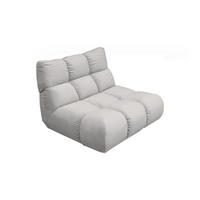 DREHSESSEL VIVIEN Silber Velvet Drehbar (360°) - Silberfarben/Schwarz, Kunststoff/Textil (112/85/108cm) - KAWOLA