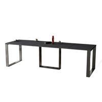 ESSTISCH Borys Max ausziehbar bis 330cm - Graphitfarben, Holzwerkstoff (130/85/76cm) - Endo-Moebel