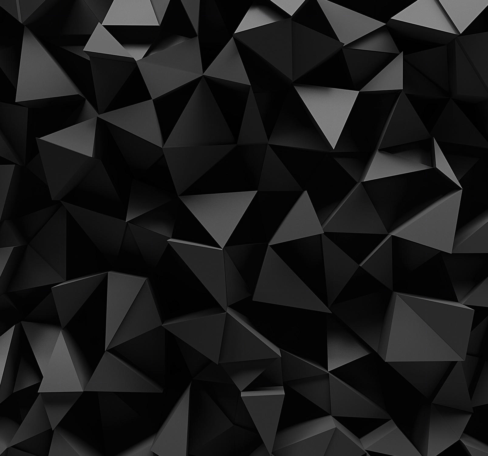 VERDUNKELUNGSROLLO 150x140 cm Schwarzes Origami - Schwarz, Textil (150/140cm) - TULUP
